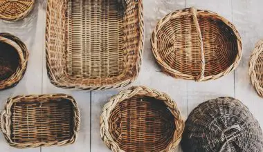 how to hang wicker baskets on wall